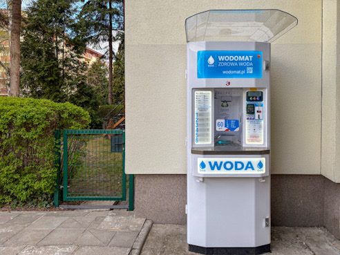 wodomat czyli zdrowa woda w zdroju ulicznym.